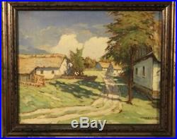 William Wendt Landscape Original Signed Oil On Canvas Fine Art