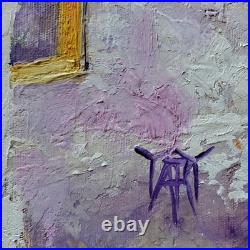 YARY DLUHOS Woman Female Figure Girl Mirror Dress Original Art Oil Painting