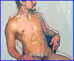Young Men Male Figure Nude Naked Anatomy Figurative Art Oil Academic Painting