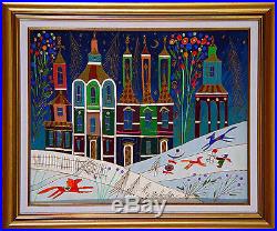 Yuri Gorbachev Original Painting 20x16 with fraim 29x25 oil on canvas, gold