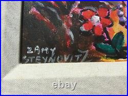 Zamy Steynovitz Original Painting The Mistress Oil on Canvas Framed Signed